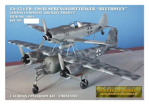 Sprengstofftraeger "Beethoven", German Composite Aircraft, Resin Conversion Kit, 1/48