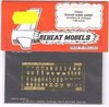 Pedals hist. & mod., Reheat Photoetched Parts, 1/48