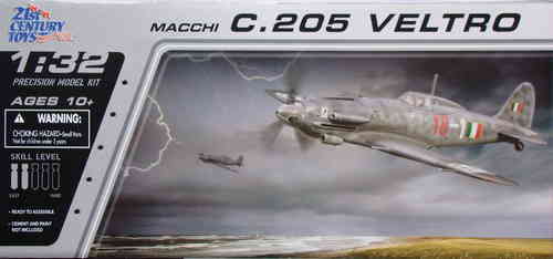 Macci C205 Veltro, italienischer Jäger des WWII, 1/32 Bausatz