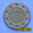 "Scania" Truck Hub-Cap, with nut protection ring, for Tamiya Cooler Wide Rims, 1 Set, 1/14