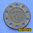 "Scania" Truck Hub-Cap, with nut protection ring, for Tamiya Cooler Wide Rims, 1 Set, 1/14