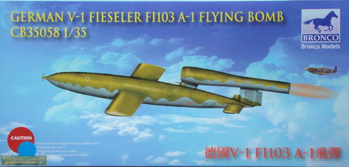 V-1, Fieseler F-103A1 Deutsche  Flugbombe, 1/35 Bausatz