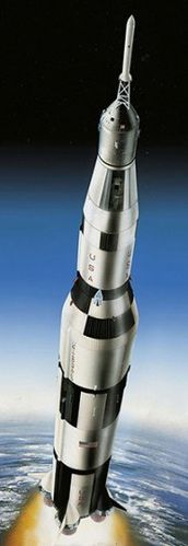 Apollo 11, Saturn V Rakete, Plastikmodellbausatz 1/96