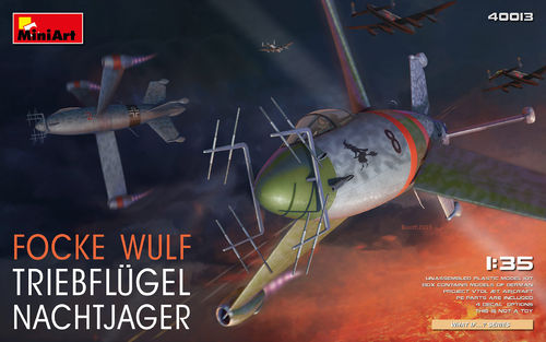 Focke Wulf Triebflügel Nachtjäger, 1/35 Plastikbausatz