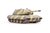 E-100, Schwerer Dt. Panzer mit Maus Turm, WWII, Licht u. Schatten Tarnung, 1946, Sammlermodell 1/72