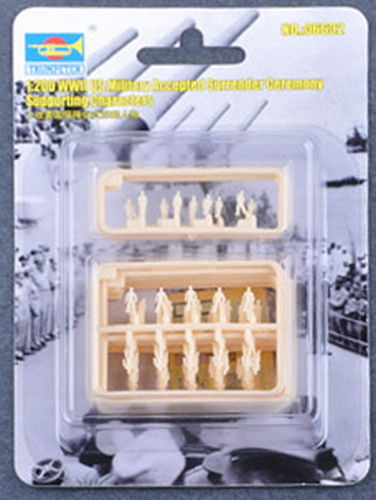 US Military Accepted Surrender Ceremony Supporting Characters, WWII, 1/200 Plastic Kit