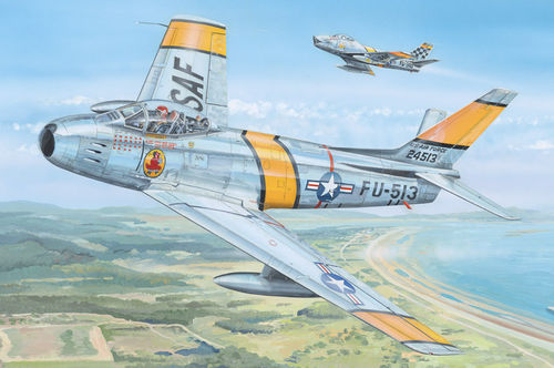 F-86F Sabre USAF "Major Jabara", Plastikmodellbausatz 1/18