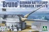 "Bruno" German Battleship Turret B of Bismarck, 1/72 Plastic Kit