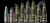 155mm Haubitzen Munition Set, NATO, gedrehtes Messing, Maßstab 1/35