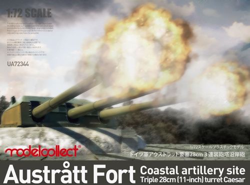 Austratt Fort, Küsten Artillerie Stellung, 1/72 Plastikmodellbausatz