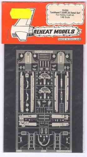 T-33/RT-33 Detail Set (Hobbycraft), Reheat Photoetched Parts, 1/48