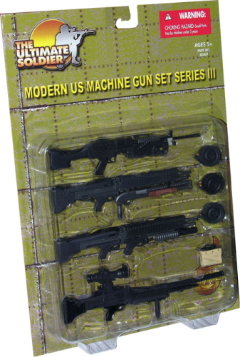 Modern US Machine Gun Set Series 3, 1/6