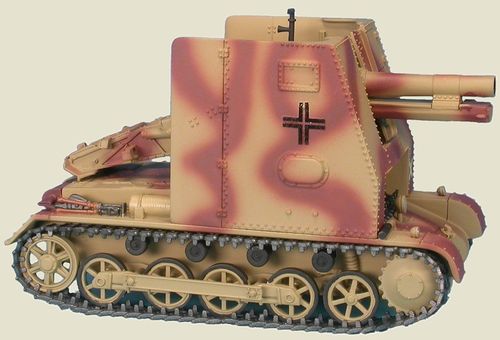 Sturmpanzer I, 15 cm sIG 33 (Sf) auf PzKpfw I, Ausf. B, 5. Pz.Div., Russia 1943, 1/48 Collectible