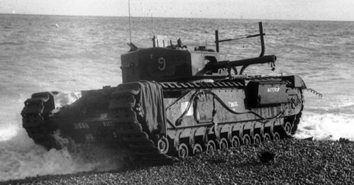A22 Churchill Mk.III QF 6 pdr, Infantry Tank, Dieppe Raid 1942, 1/48