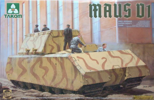 Maus V1, Super Heavy German Tank, 1/35 Kit