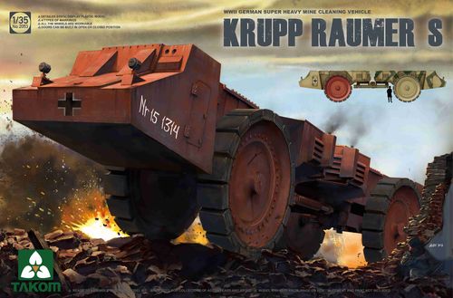 Krupp Raumer S, German Super Heavy Cleaning Vehicle, Plastic Kit, 1/35