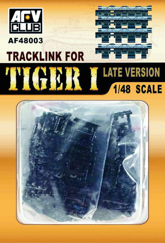 Tiger I Einzelgliederkette, späte Ausführung, 1/48 Plastikbausatz