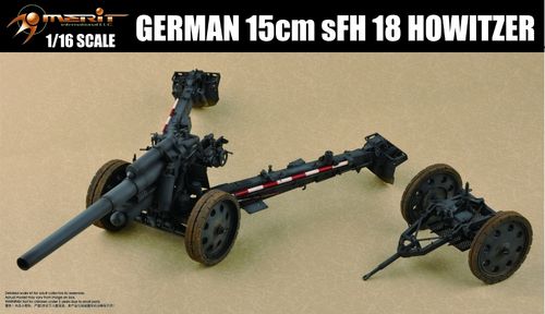 15 cm schwere Feldhaubitze, 18 sFH 18 "Immergrün", 1/16 Plastikmodellbausatz