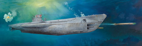 U-Boot Type VIIC, U-552, DKM, Plastikmodellbausatz 1/48