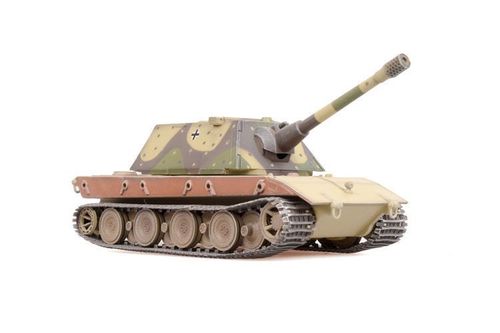 E-100, Schwerer Dt. Panzer mit Krupp Turm, WWII, 1946, Sammlermodell 1/72