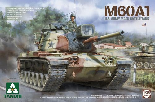 M60A1 US ARMY MBT, Europe, 1/35 Plastic Kit