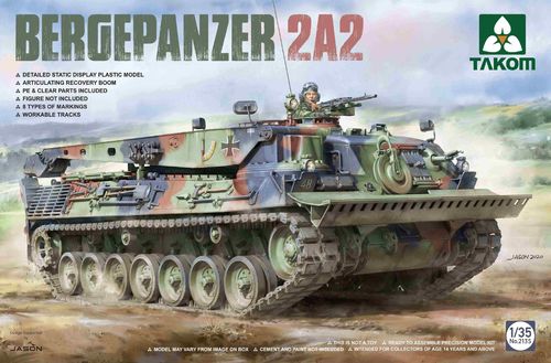 Leopard Bergepanzer 2A2/LS, Deutsche Bundeswehr, 1/35 Plastikbausatz