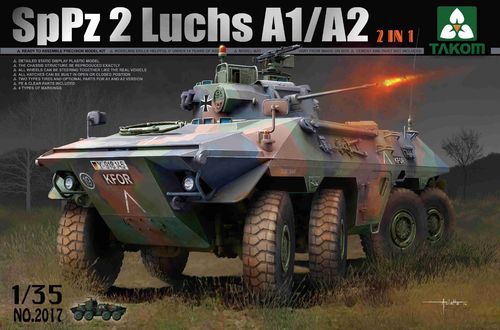 SpPz2 A1/A2 Luchs, German Armored Vehicle, Plastic Kit 1/35