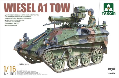 Wiesel A1 mit TOW, Dt. Bundeswehr, Plastikbausatz 1/16