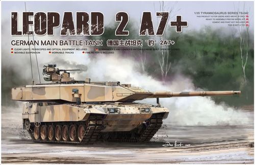 Leopard 2 A7+, Dt. Bundeswehr, Plastikbausatz, 1/35