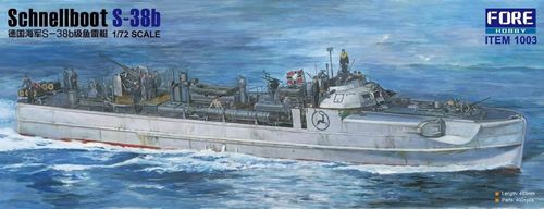 Schnellboot S-38b, Deutsche Marine, Plastikbausatz 1/72