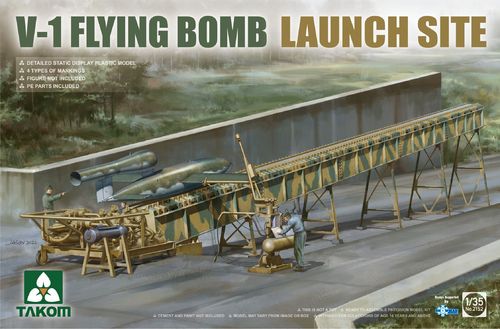 V-1 (Fi-103) German Flying Bomb Launch Site, Plastic Kit 1/35