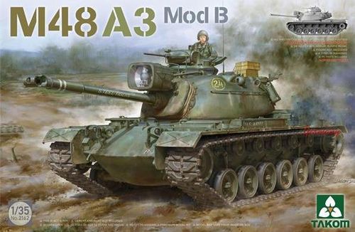 M48A3, Mod. B, Patton, US Battle Tank, 1/35 Plastic Kit