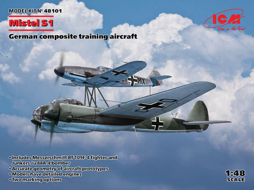 Mistel S1,German Composite Training Aircraft, 1/48 Plastic Kit