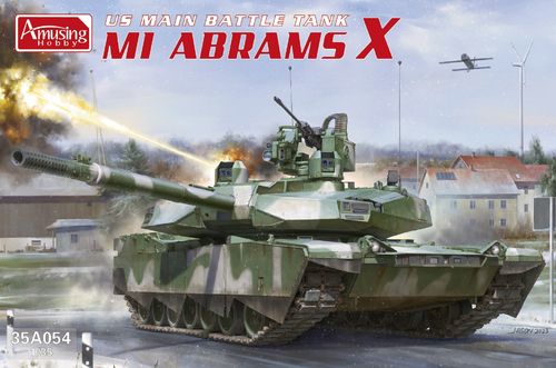 M1 Abrams X, U.S. Kampfpanzer, Plastikbausatz, 1/35