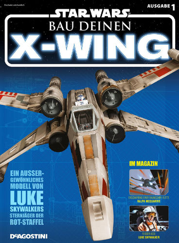 X-Wing Fighter Rot 5 (Luke Skywalker), 1/18 Multi Media Modell m. Licht & Bewegung
