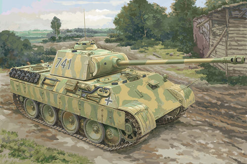 Sd.Kfz.171 Pz.Kpfw.Ausf A Panther, Deutsche Wehrmacht, 1/48 Plastikbausatz
